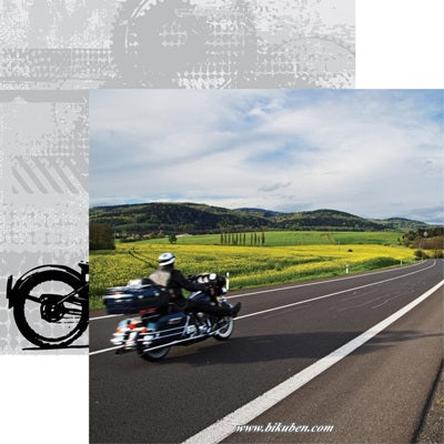 Reminisce - Easy Rider - Open Road   12 x 12"