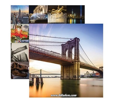 Reminisce - New York - Broklyn Bridge   12 x 12"