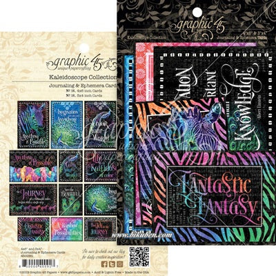 Graphic45 - Kaleidoscope - Ephemera Cards