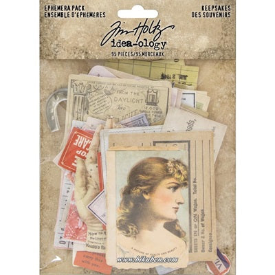 Tim Holtz - Idea-Ology - Ephemera Pack - Keepsakes