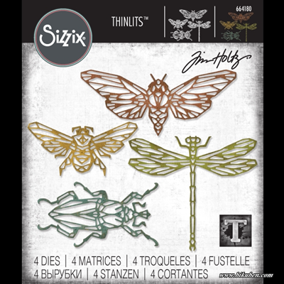 Sizzix - Tim Holtz Alterations - Thinlits - Geo Insects