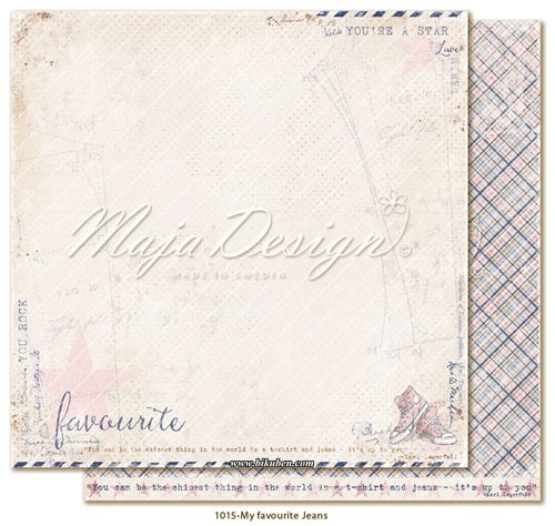 Maja Design - Denim & Girls - Favorite Jeans   12 x 12"
