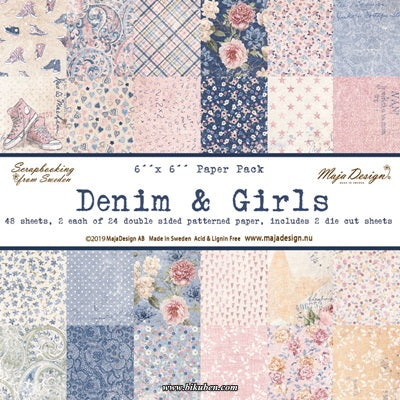Maja Design - Denim & Girls - Paper Pack   6 x 6"