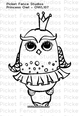 Picket Feance - Clear Stamp - Princess Owl