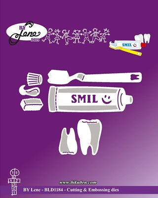 By Lene Design - Dies - Toothbrush