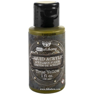 Art Alchemy By Finnabair - Liquid Acrylic - True Yellow