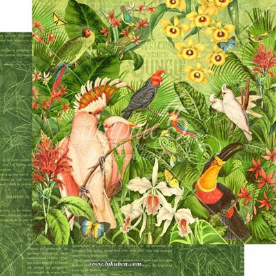 Grapich 45- Lost in Paradise - The Jungle   12 x 12"