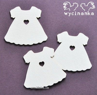 Wycinanka - Chipboard - Cute dress