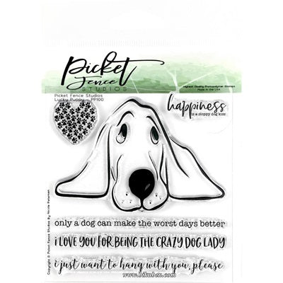 Picket Fence - Clear Stamp - Lucky Puppy