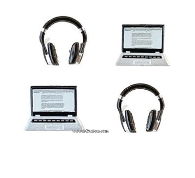 Eyelet Outlet - Brads - Laptop/Headphones