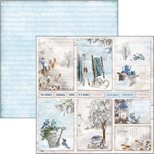 Ciao Bella - Time for home - Winter Cards  12 x 12"