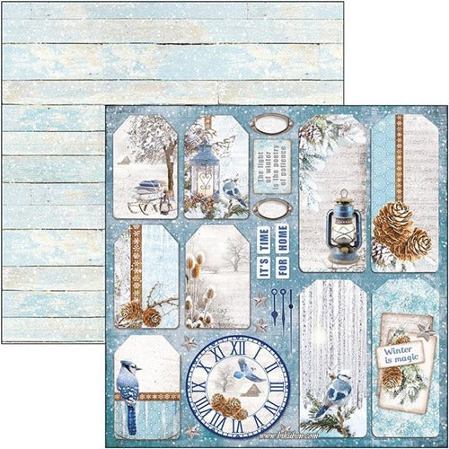 Ciao Bella - Time for home - Winter Tags  12 x 12"