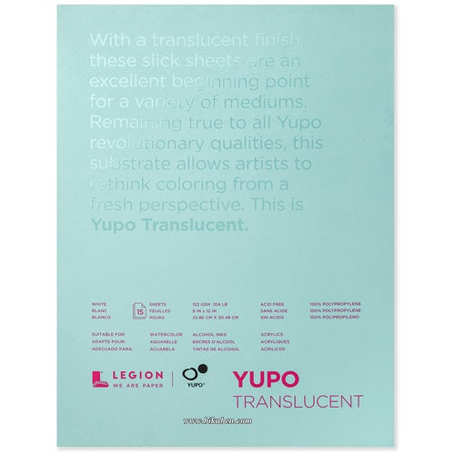 Legion - YUPO - White Translucent paper 11 x 14"