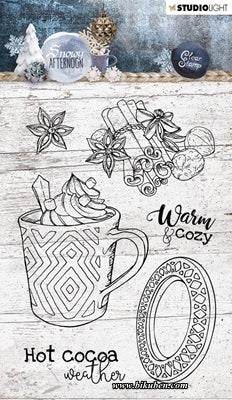 Studiolight - Clear Stamp - Snowy Afternoon - Hot Cocoa