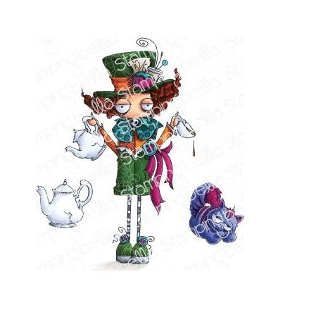 Stamping Bella - Cling Mounted Stamp - Oddball Mad Hatter