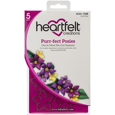 Heartfelt Creations - Dies - Purr-fect Posies