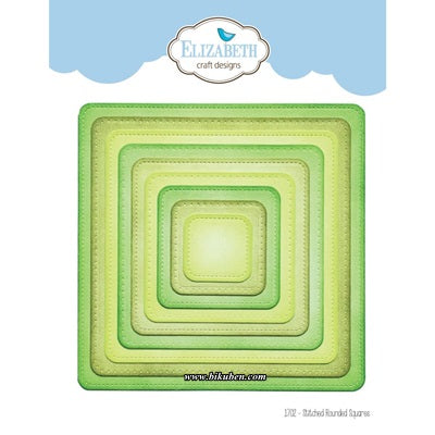 Elizabeth Craft Designs - Dies - Stitched Rounded Squares