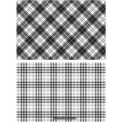 Tim Holtz Collection - Cling Stamps - Perfect Plaid