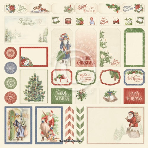Pion Design - A Christmas to Remember - Cut outs 1  12 x 12"