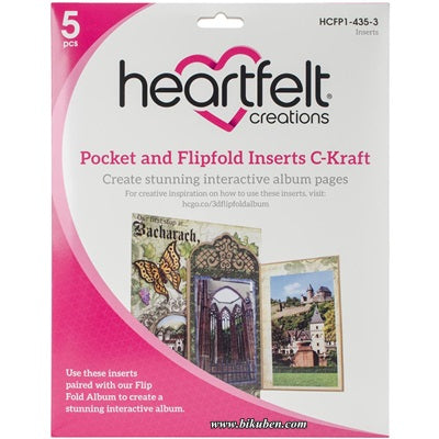 Heartfelt Creations - Pockets and Flip Inserts C - Kraft