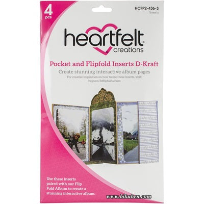 Heartfelt Creations - Pockets and Flip Inserts D - Kraft