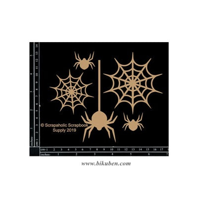 Scrapaholics - Chipboard - Spider Web