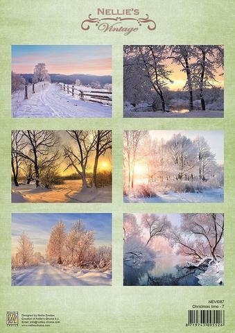 Nellie Snellen  - Nellies Vintage - Christmas Time 7 - Utklippsark