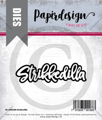 Papirdesign - Dies - Strikkedilla