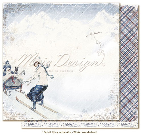 Maja Design - Holiday in the Alps - Winter Wonderland   12 x 12"