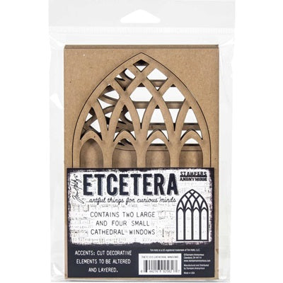 Tim Holtz - Etcetera - Chipboard - Cathedral