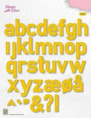 Nellie Snellen - Shape Dies - Alphabet Large - lower case