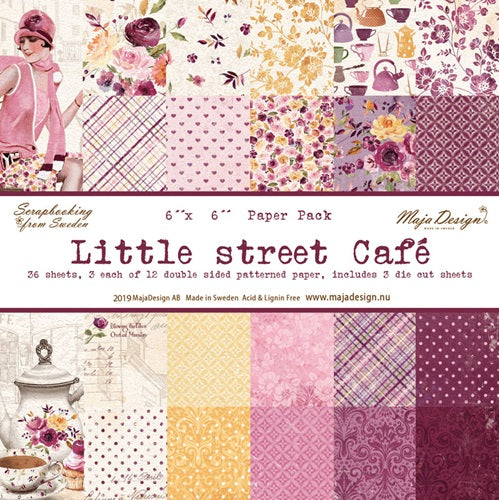 Maja Design - Little street cafe - Paper Pack   6 x 6"