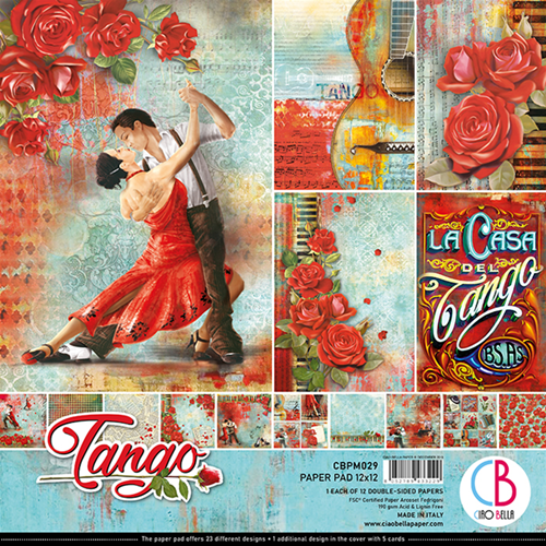 Ciao Bella - Tango  - Paper Pack   12 x 12"