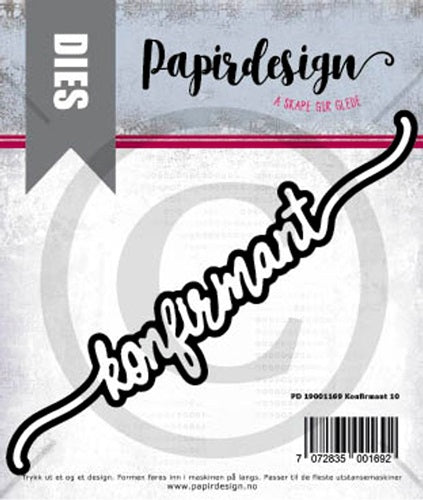 Papirdesign - Dies - Konfirmant 10