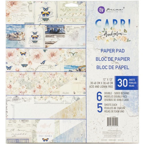 Prima - Capri - Paper Pad  12 x 12"
