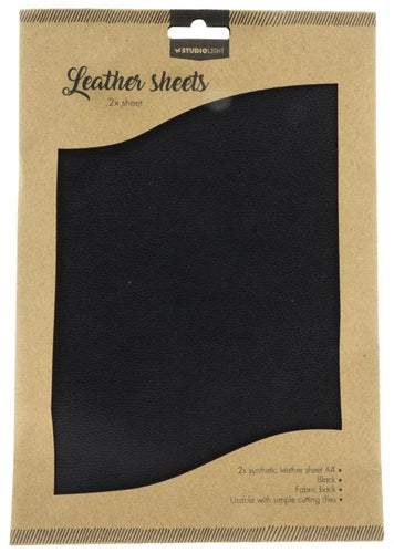 Studiolight - Fake Leather Paper - Black