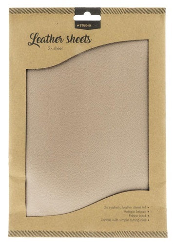 Studiolight - Fake Leather Paper - Antique Bronze
