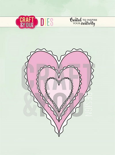 Craft & You - Cutting Dies - Hearts
