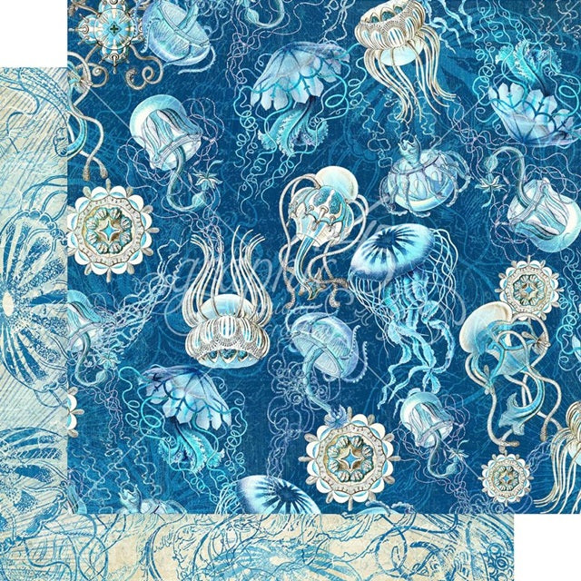 Graphic45 - Ocean Blue - Fiji  12 x 12"