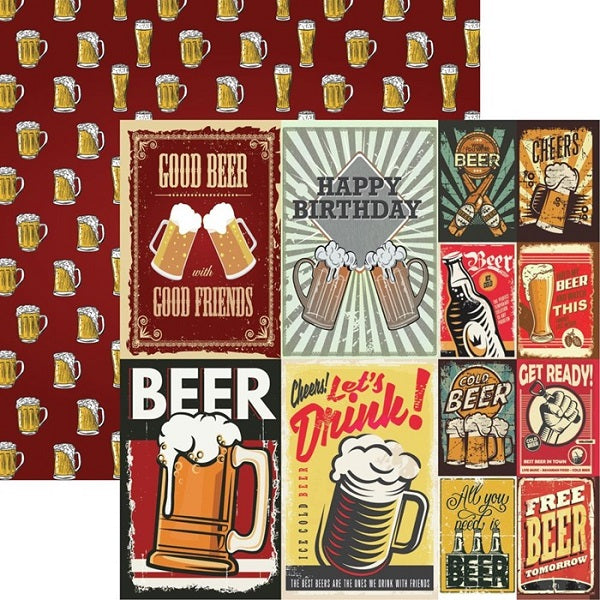 Reminisce - Happy Hour -More Beer    - 12 x 12"