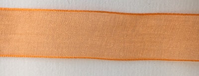 Bånd - Sheer - Organza - Orange - 1,5 cm - METERSVIS