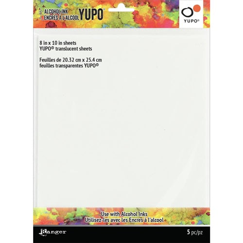 Tim Holtz - Alcohol Ink Paper - YUPO - Translucent  - 8 x 10"