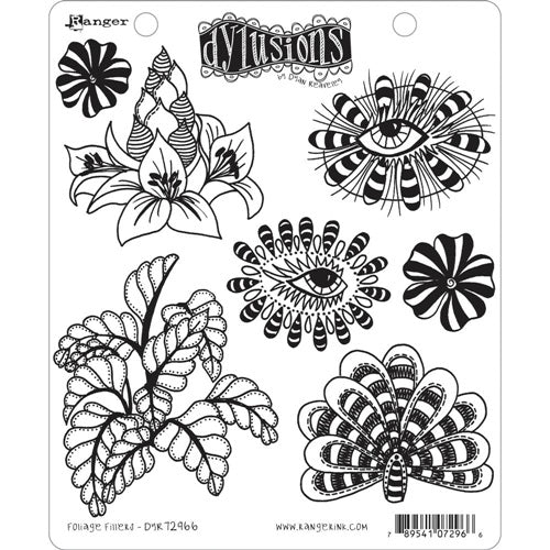 Dylusions - Cling Stamps - Foliage Fillers