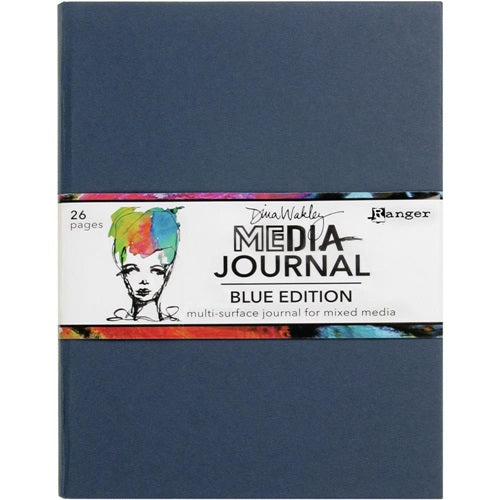 Dina Wakley Media - Journal - Blue Edition  8 x 10"