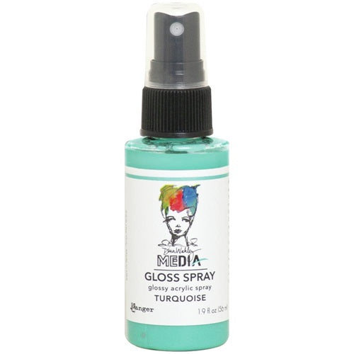 Dina Wakley Media - Gloss Spray - Turquoise