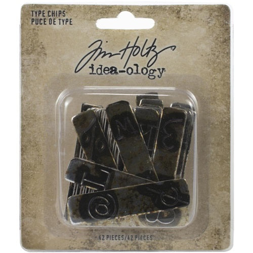 Tim Holtz - Ideaology - Type Chips 