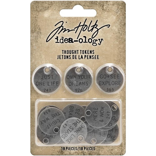 Tim Holtz - Ideaology - Tokens - Thougt