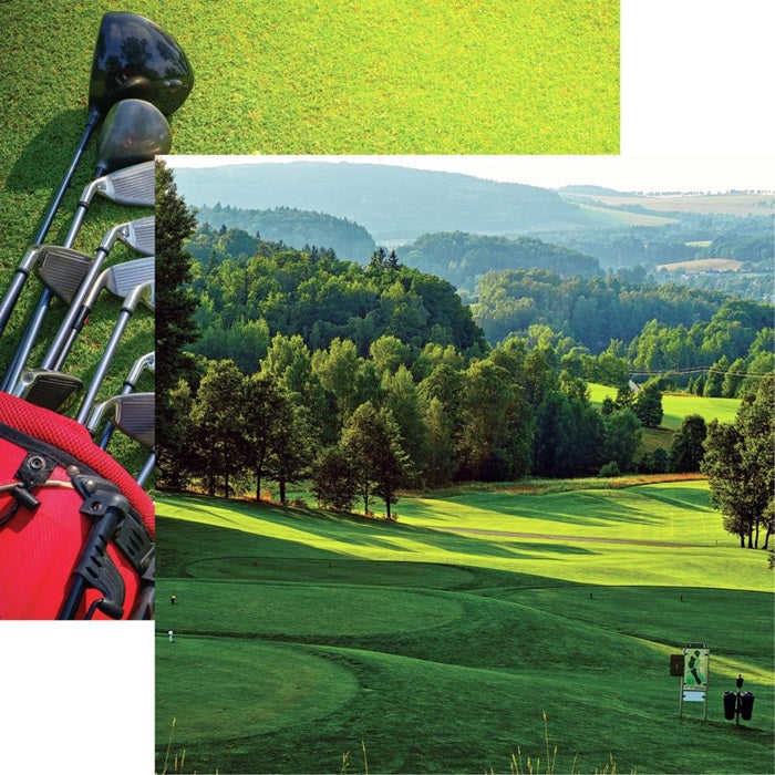 Reminisce - Golf - Fairway       12x12"
