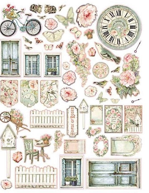 Stamperia - House of Roses - Die Cuts