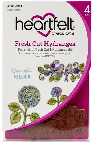 Heartfelt Creations - Cling Stamps - Fresh Cut Hydrangea